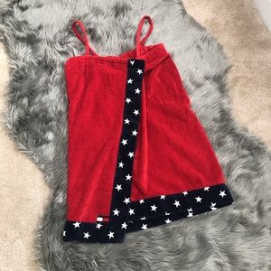 Tommy Hilfiger red blue and white stars towel 💕